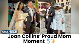 Dame Joan Collins Proudly Walks Son Alexander Newley Down the Aisle at Fairytale Wedding Profile