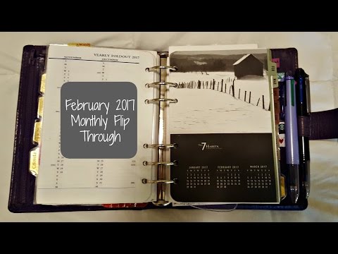 February 2017 Flip Through | Franklin Covey 7 Habits Inserts