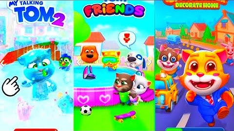 My Talking Hank Vs Talking Tom Hero Dash Vs Talking Tom Gold Run iOS Android gameplay walkthrough