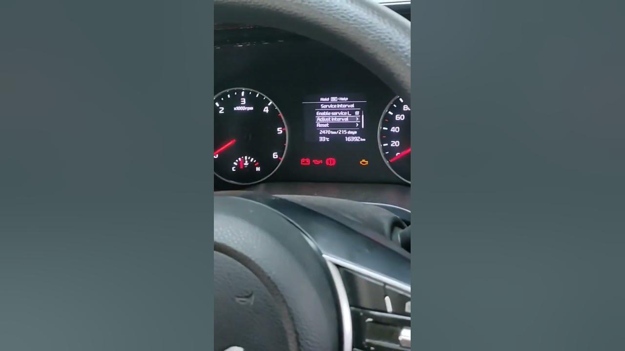 Kia seltos service light reset kiaseltos YouTube