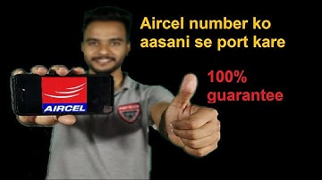 How to get upc/Port in code in Aircel easily with demo| 100% guaranteed