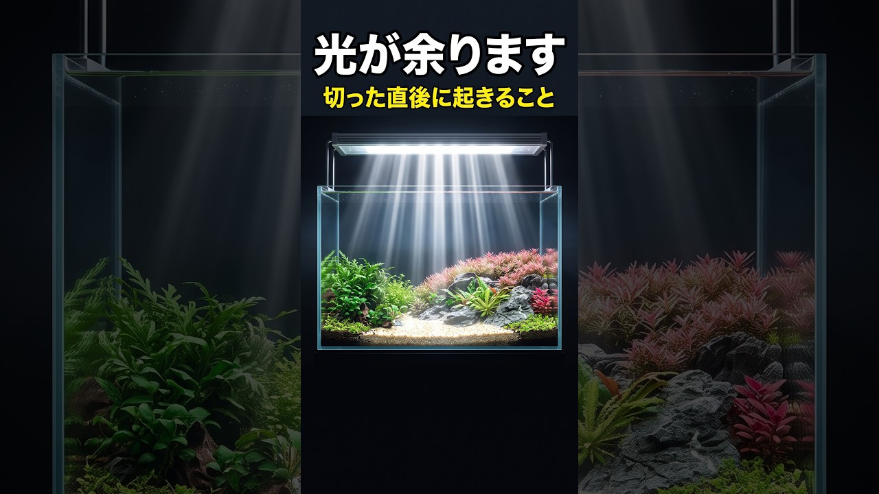 Trimming Aquatic Plants Creates Excess Light｜Conditions for a