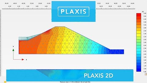 Water flow through dam Plaxis