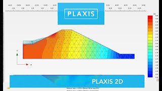 Water flow through dam Plaxis