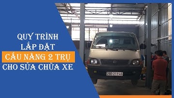 LẮP ĐẶT CẦU NÂNG 2 TRỤ CHO ANH PHONG Ở THANH OAI HÀ NỘI