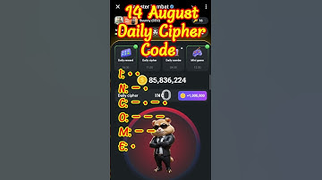 14 August Hamster Kombat Daily Cipher Code