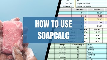 The Basics of using SoapCalc - A Beginners guide  using this Soap Making Tool  ~ Soap Calc Tutorial