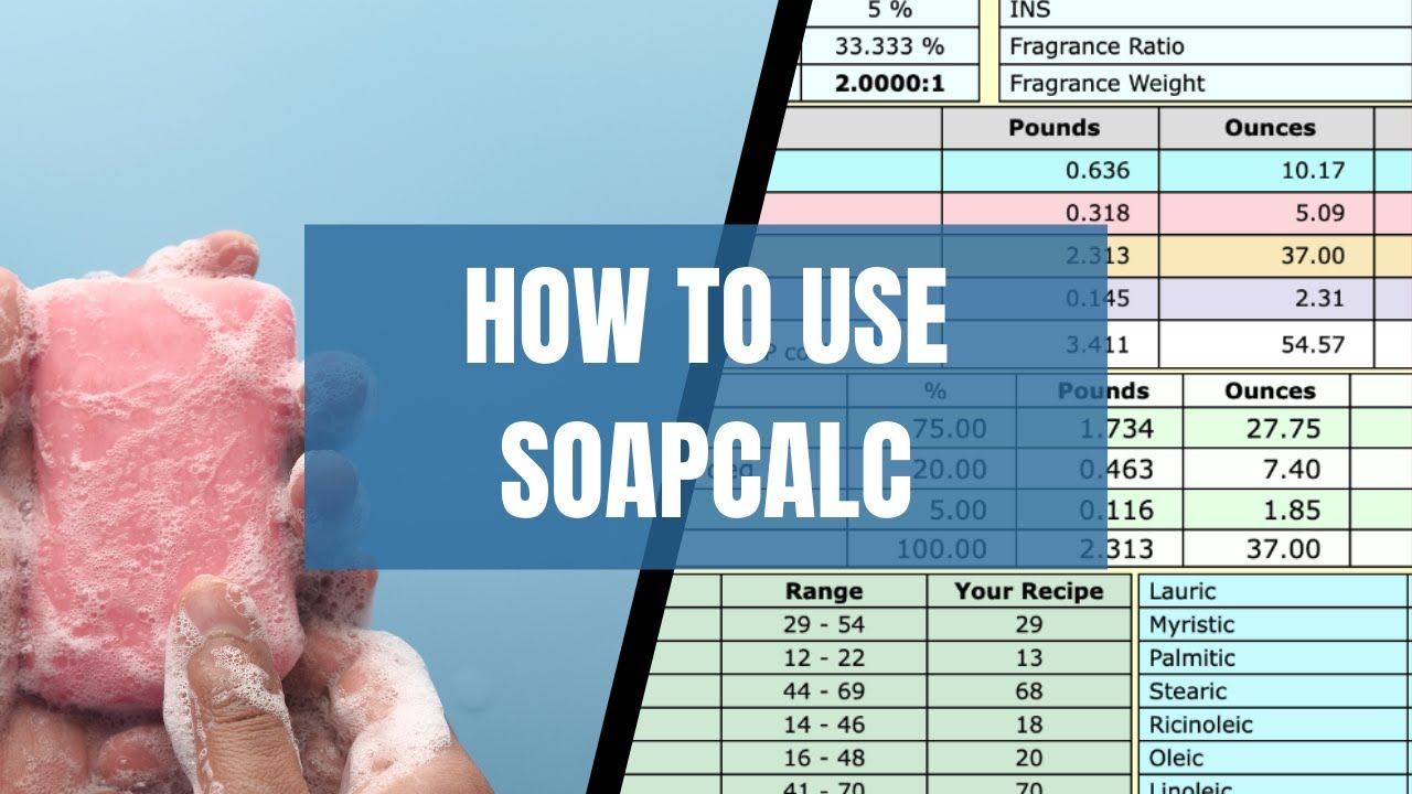 The Basics of using SoapCalc - A Beginners guide using this Soap Making ...