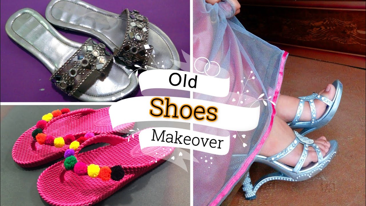 Re-new old shoes & Save your money || old shoes to new||how to make old ...