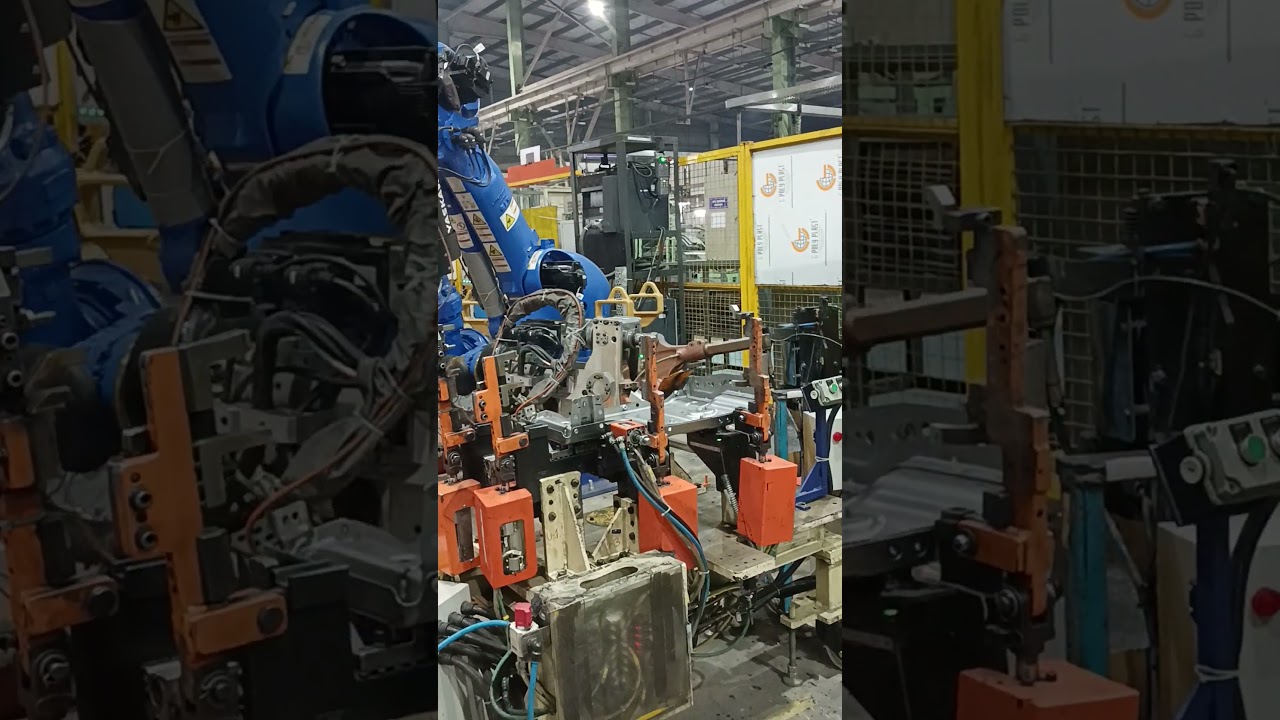 Robotig welding process in auto mobile? Comment for full video 