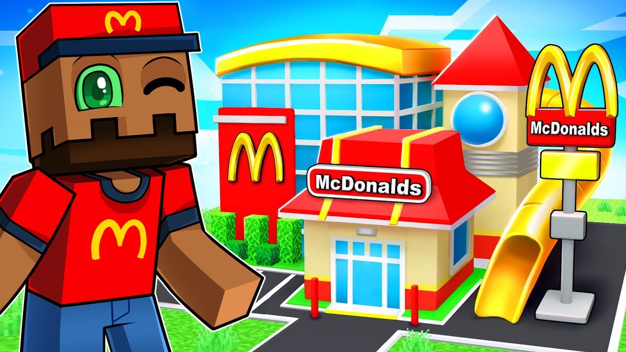 Abrí Mi Propio Restaurante MCDONALDS en Minecraft!