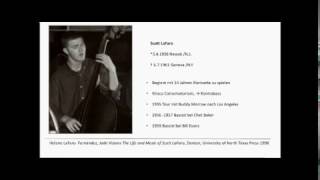 Der Jazzbassist Scott LaFaro und seine Neuerungen.