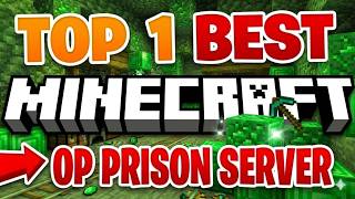 TOP 1 MINECRAFT OP PRISON SERVER FOR CUSTOM MINES! | 1.21.11 (BEDROCK/JAVA)