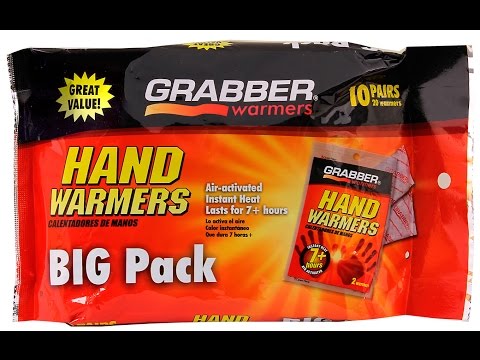 Видео обзор одноразовых грелок для рук Grabber Hand Warmers