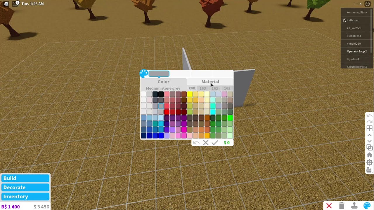 [Tutorial] Roblox How To Paint/Texture Walls In To Bloxburg