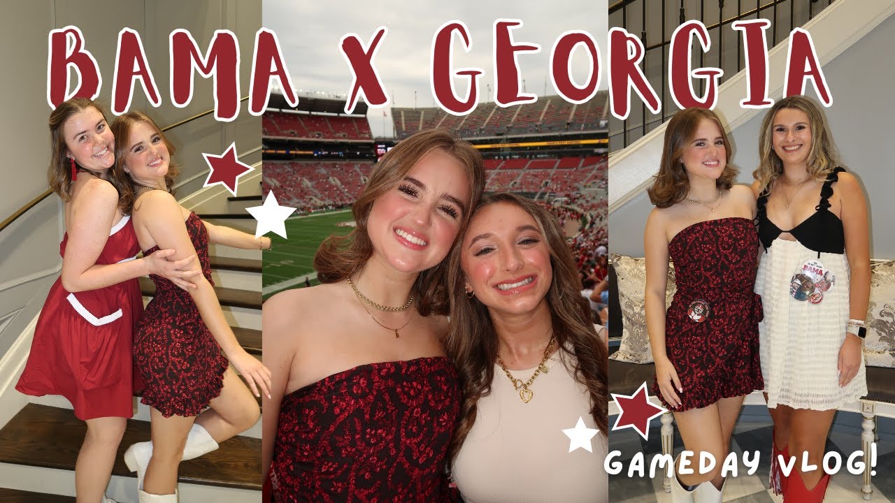 BAMA x Georgia Gameday @UniversityofAlabama | College Weekend in my Life | Junior Year