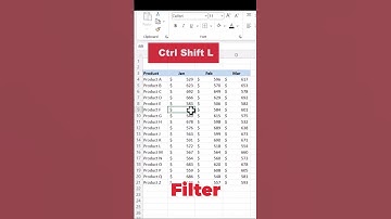 3 useful Excel shortcuts