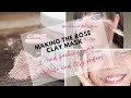 Rose Clay Mask DIY | Milk Powder Face Mask | Packaging Gifts and Products