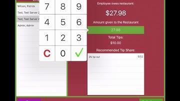 Paradise POS: How to Tip Employees Out