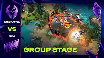 NAVI vs EXECRATION - Official Highlights - BLAST Slam V Dota 2