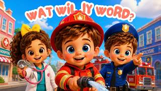 Wat Wil Jy Eendag Word? 🚒👩‍⚕️ | Beroepe Liedjie vir Kinders