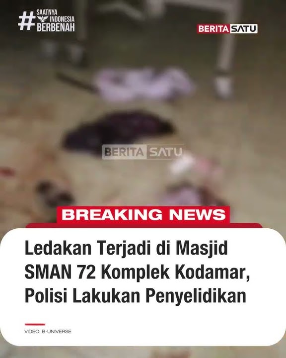 Ledakan Terjadi di Masjid SMAN 72 Komplek Kodamar, Polisi Lakukan Penyelidikan #beritasatu
