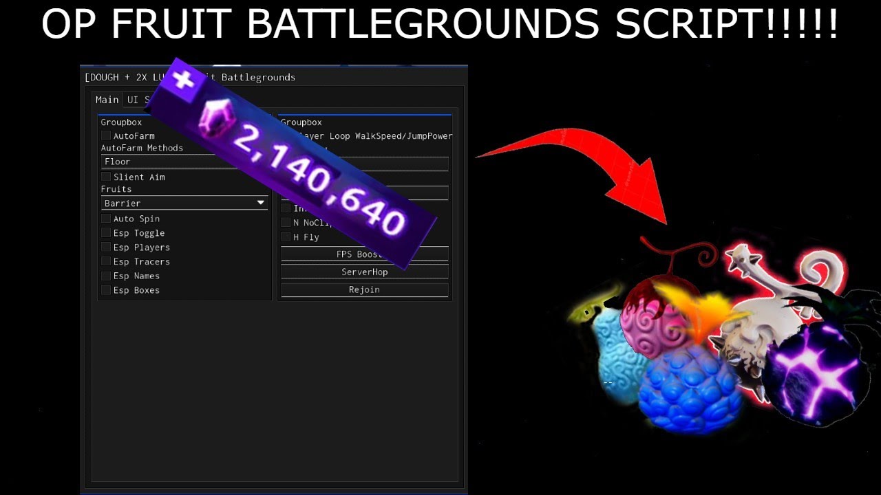 Fruit Battlegrounds: AimBot, Auto Farm, Silent Aim Scripts