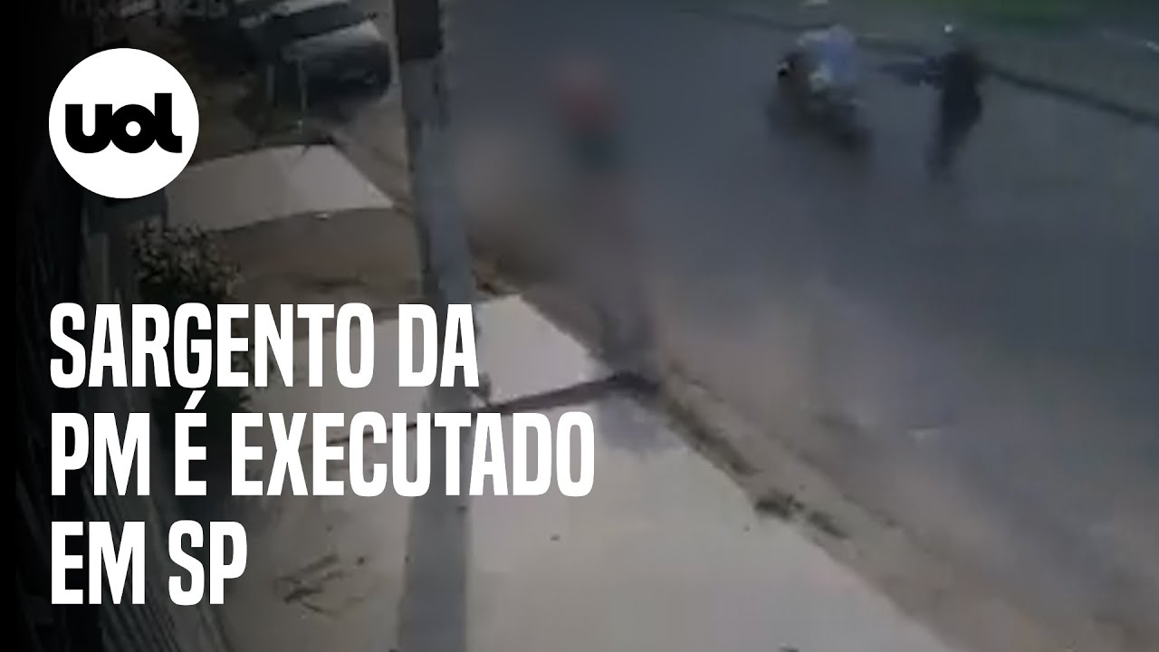 Sargento da PM é executado enquanto varria a rua em SP