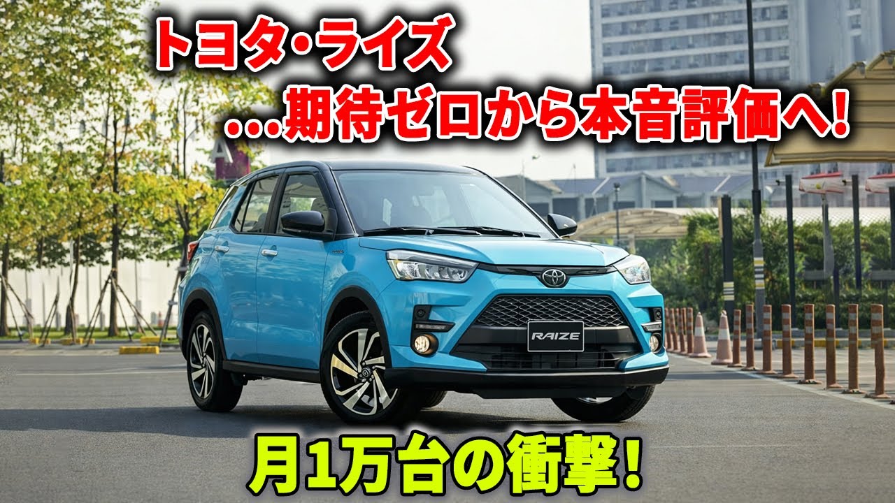 トヨタ・ライズ！SUVいらない派が選んだ理由｜5ナンバーでRAV4より楽？結論が意外！