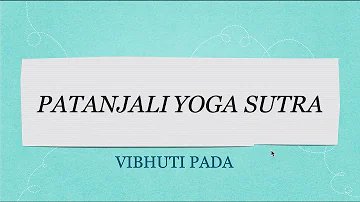 Vibhuti pada |#ugcnet #yoga #ugcnetyoga #patanjali yoga sutra