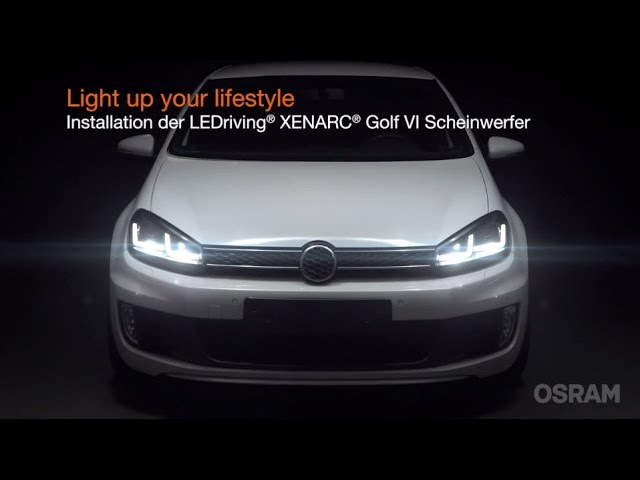 OSRAM LEDriving XENARC Scheinwerfer für Golf VI: Installationsvideo 