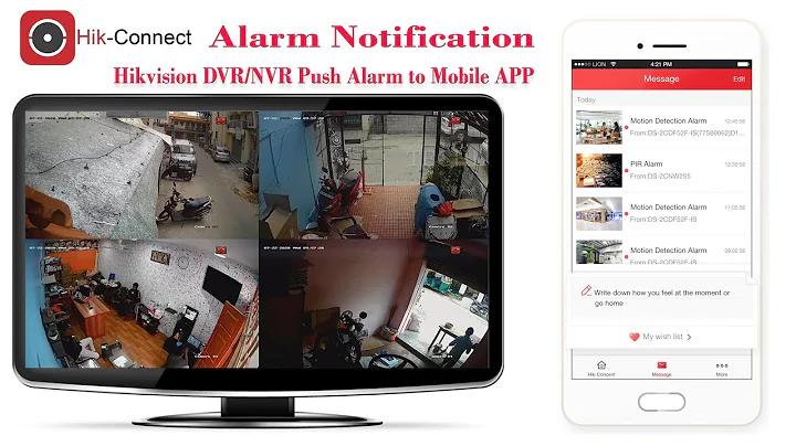 Setup motion/event Alarm notification on Hikvision DVR/NVR and Push alarm to hik-connect mobile App
