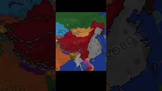 China vs Robots #countryball #history #viral #battle #mapping #empire #whatif #mapping