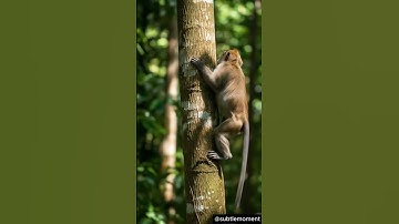 🐒Master of Tree Climbing 木登りの達人 。🐒#short  #monkey
