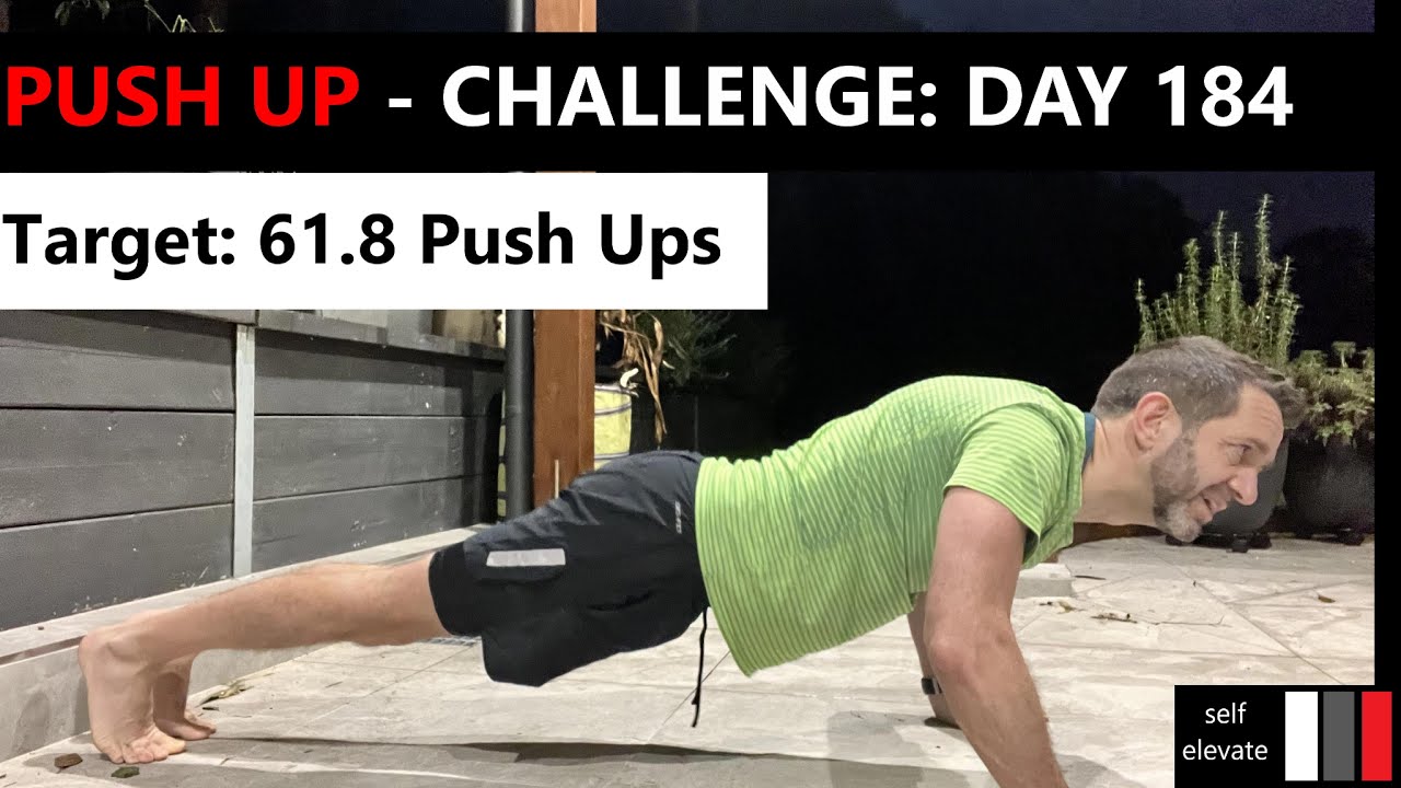 365 Day Push Up Challenge - Day 184 - YouTube