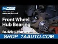 How To Replace Front Wheel Hub & Bearing 92-99 Buick LeSabre