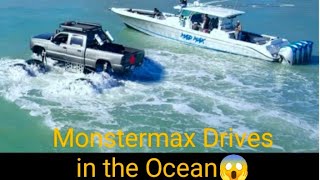 Unbelievable Monstermax Drives in the Ocean (Police, Coast Guard, EPA, DNR Called)😱☠️
