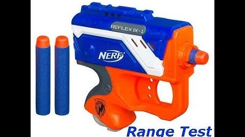 Nerf N-Strike Elite Reflex IX-1 Range Test (Stock)