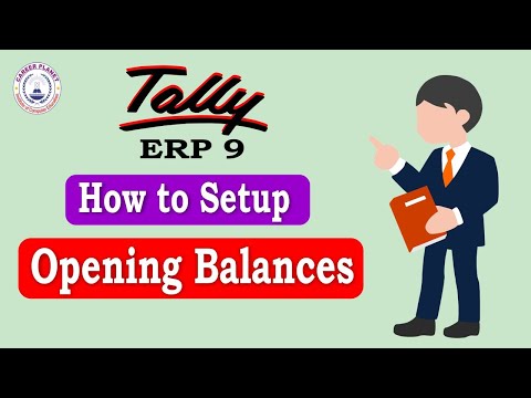 Video: How To Create An Opening Balance