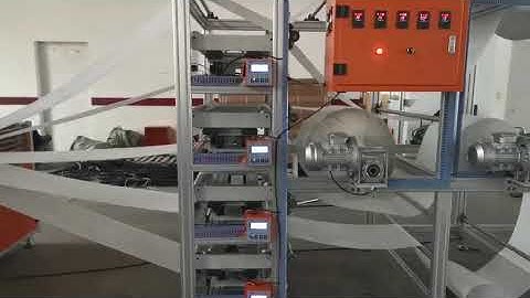 water filter CNC knife pleating machine with 5 layers decoiler