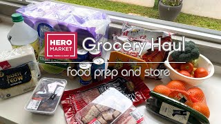 Grocery Haul with Price | Hero Market Malaysia | Food Prep and Store Food Ingredients | Homemaking