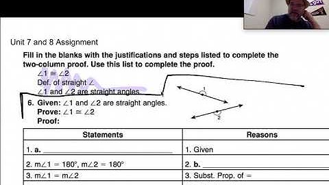 Video Assignment Unit 7 and 8
