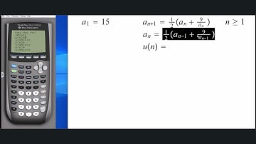 A Recursive Sequence with TI84