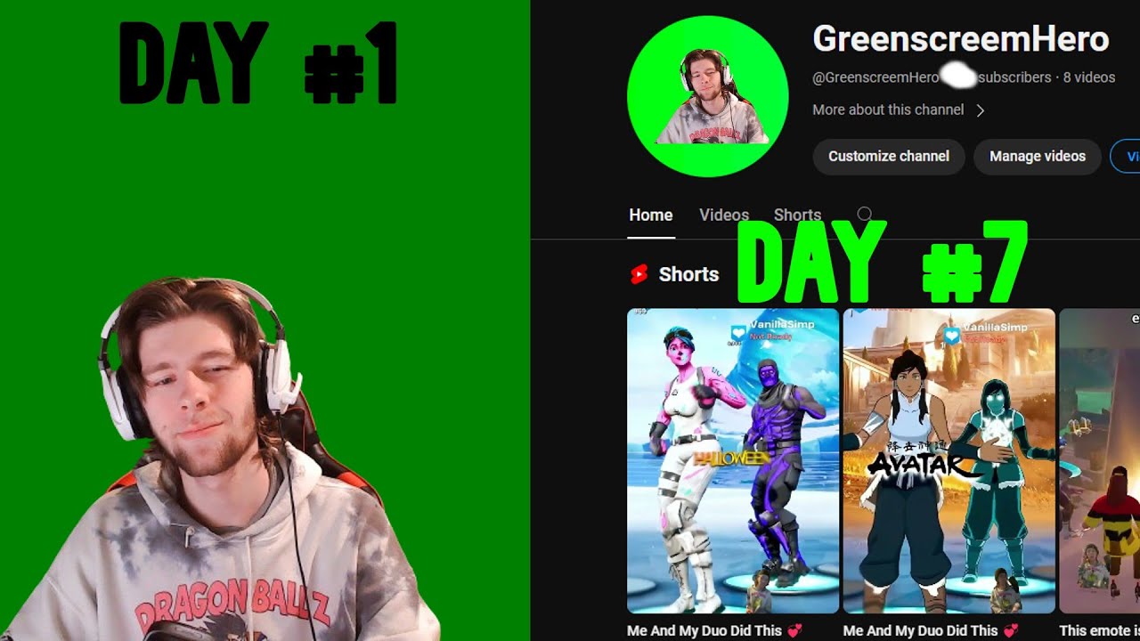i Became I Green Screen Kid For a Week... - YouTube
