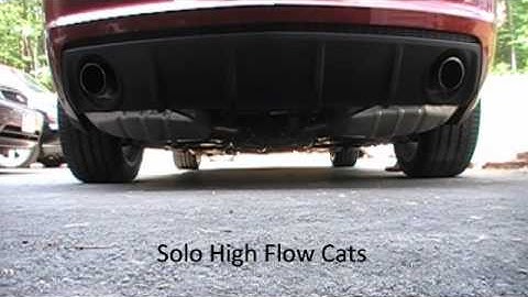 2010 Camaro Solo High Flow cats