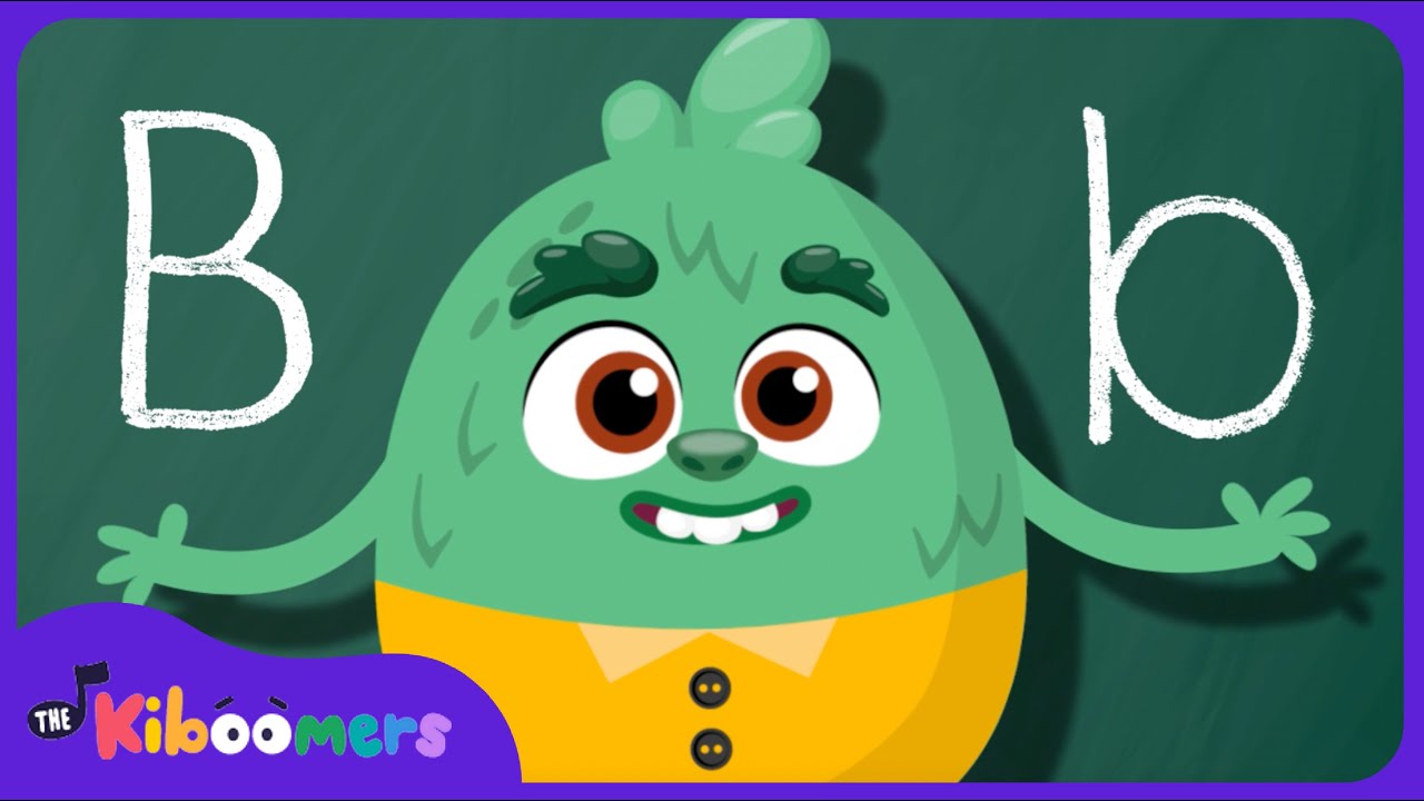 Letter B Song   THE KIBOOMERS Preschool Phonics Sounds   Uppercase  Lowercase Letters