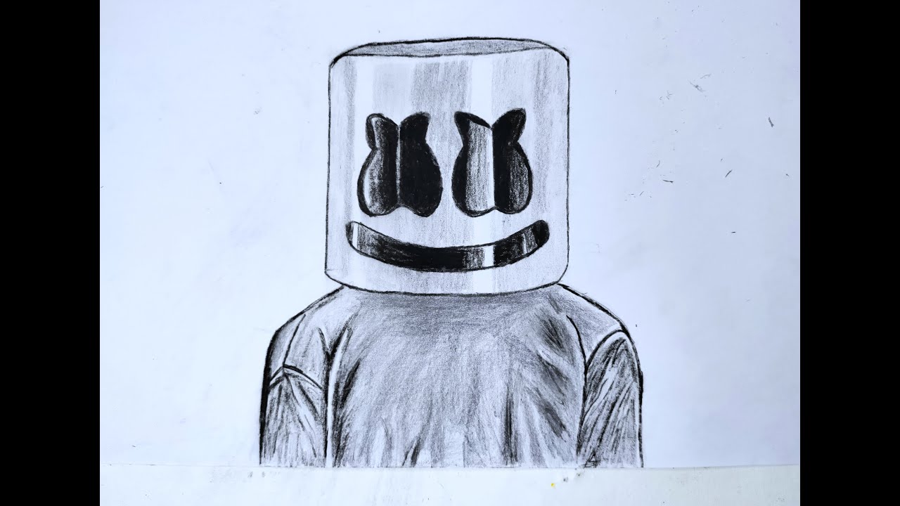 Easy Drawing Guides - Learn How to Draw Marshmello from Fortnite: Easy  Step-by-Step Drawing Tutorial for Kids and Beginners. #Marshmello from  Fortnite #drawingtutorial #easydrawing. See the full tutorial at  https://easydrawingguides.com/how-to-draw ...