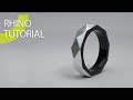 Rhino 3D Learning for beginner #07 (Ring)