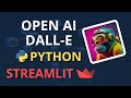 OPEN AI (DALL-E), Python y Streamlit para generar imágenes a partir de texto