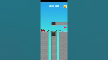 Draw Bridge puzzle level 1410 #game #gameplay #games #gaming #drawing #trending #draw #shorts #short